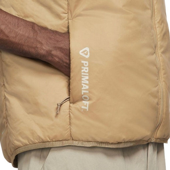 NIKE ACG Rope de Dope Men’s Insulated Packable Vest Golden Beige L Large - Picture 6 of 14